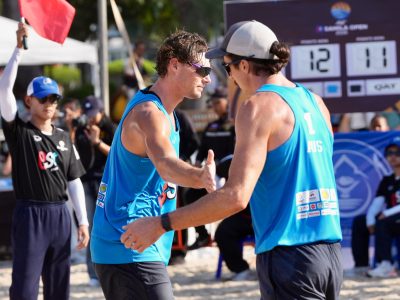 Match 64 - Men - Centre Court - 16:00 - Hood/Hodges (AUS) vs Cherif/Ahmed (QAT)