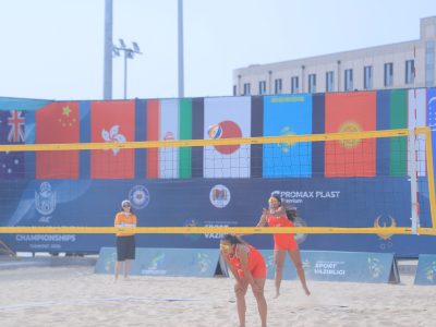 Match 28 - Women - Court 1 - 08:50 - Katina/Sarah (LIB) vs QI S.Y./ZHUANG Ming (CHN)
