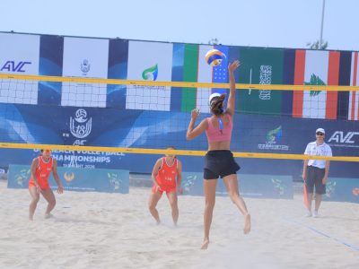 Match 28 - Women - Court 1 - 08:50 - Katina/Sarah (LIB) vs QI S.Y./ZHUANG Ming (CHN)