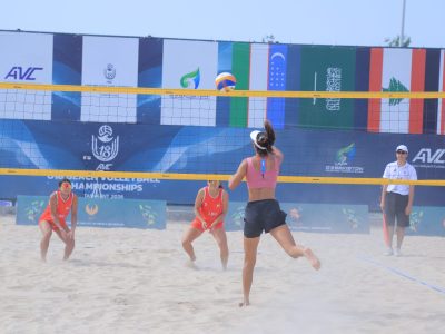 Match 28 - Women - Court 1 - 08:50 - Katina/Sarah (LIB) vs QI S.Y./ZHUANG Ming (CHN)