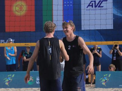 Match 64 - Men - Court 1 - 16:00 - Edgar/Turner (AUS) vs Sagynysh/Agabek (KAZ)