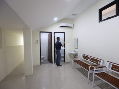 Inspection room, training hall, gym